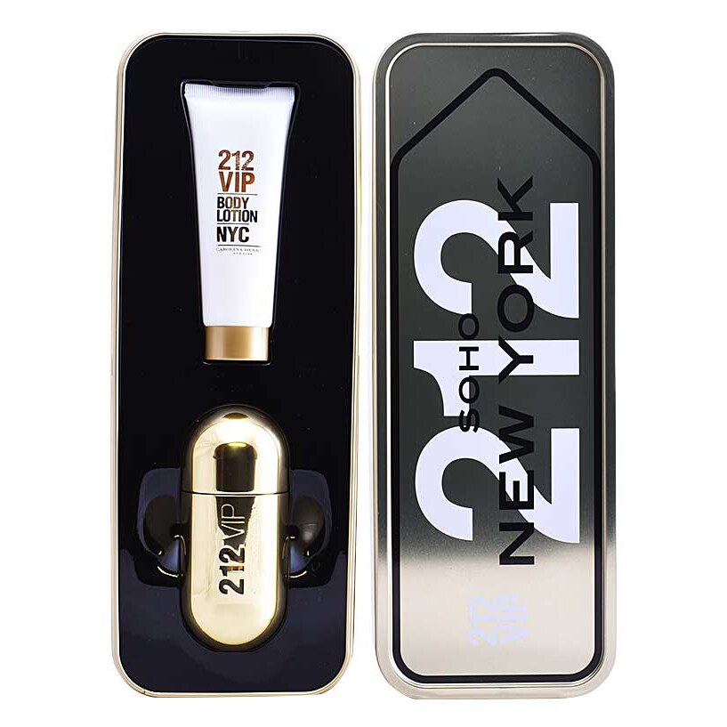 Set Carolina Herrera, 212 VIP Soho New York, Femei: Apa de Parfum, 50 ml + Lotiune de corp, 75 ml