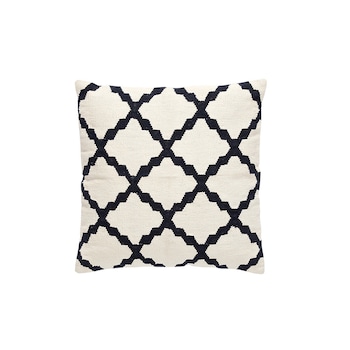 Perna decorativa BLACK/WHITE, ZAZUI, alb-NEGRU, bumbac. umplutura, 60 x 60 cm Perna decorativa BLACK/WHITE, ZAZUI, alb-NEGRU, bumbac. umplutura, 60 x 60 cm