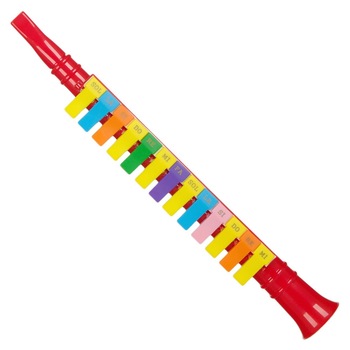 Fluier multicolor pentru copii cu 13 clape , 44 cm Fluier multicolor pentru copii cu 13 clape , 44 cm