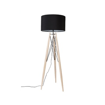 Lampadar EIFEL, ZAZUI, lemn, negru, 50 x 50 x 158 cm Lampadar EIFEL, ZAZUI, lemn, negru, 50 x 50 x 158 cm