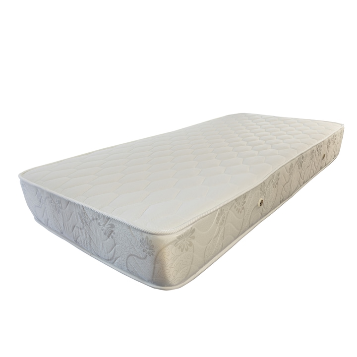 Saltea ortopedica, DENVER, 90X190X21 cm, cu plasa de arcuri, fermitate medie