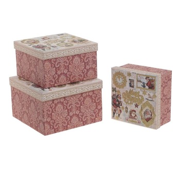 Set 3 cutii cadou de craciun Set 3 cutii cadou de craciun