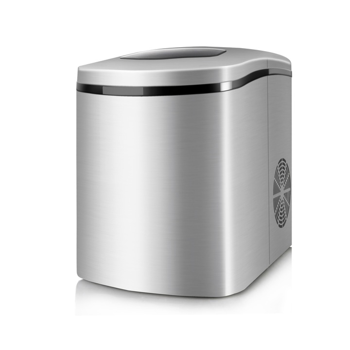 Masina de gheata Taurus MG 12 Legend.150W, rezervor de apa1,7 l, Capacitate cuburi: 15 kg/24 de ore, timer, ecran LCD, Digital.INOX