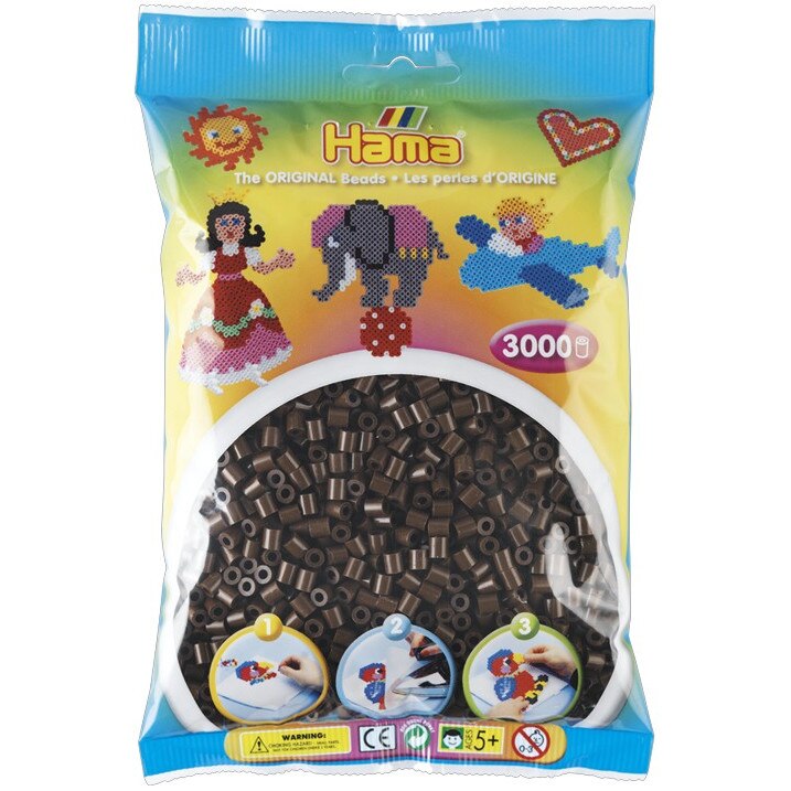 Margele de calcat HAMA MIDI MARO, 3000 buc in pungulita