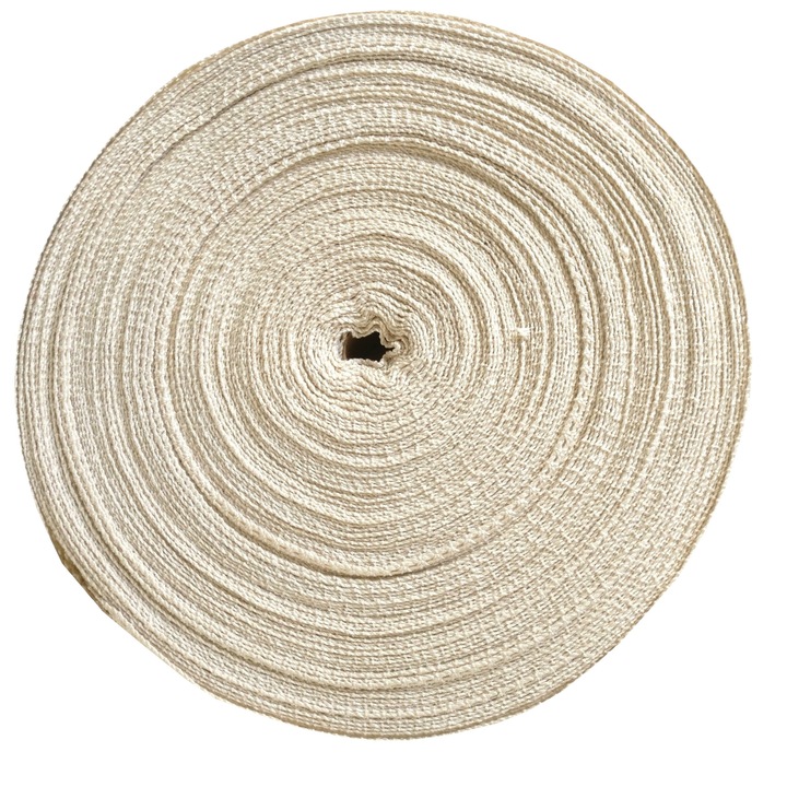 Dantela din bumbac, Dantex SA, 25 cm, Alb