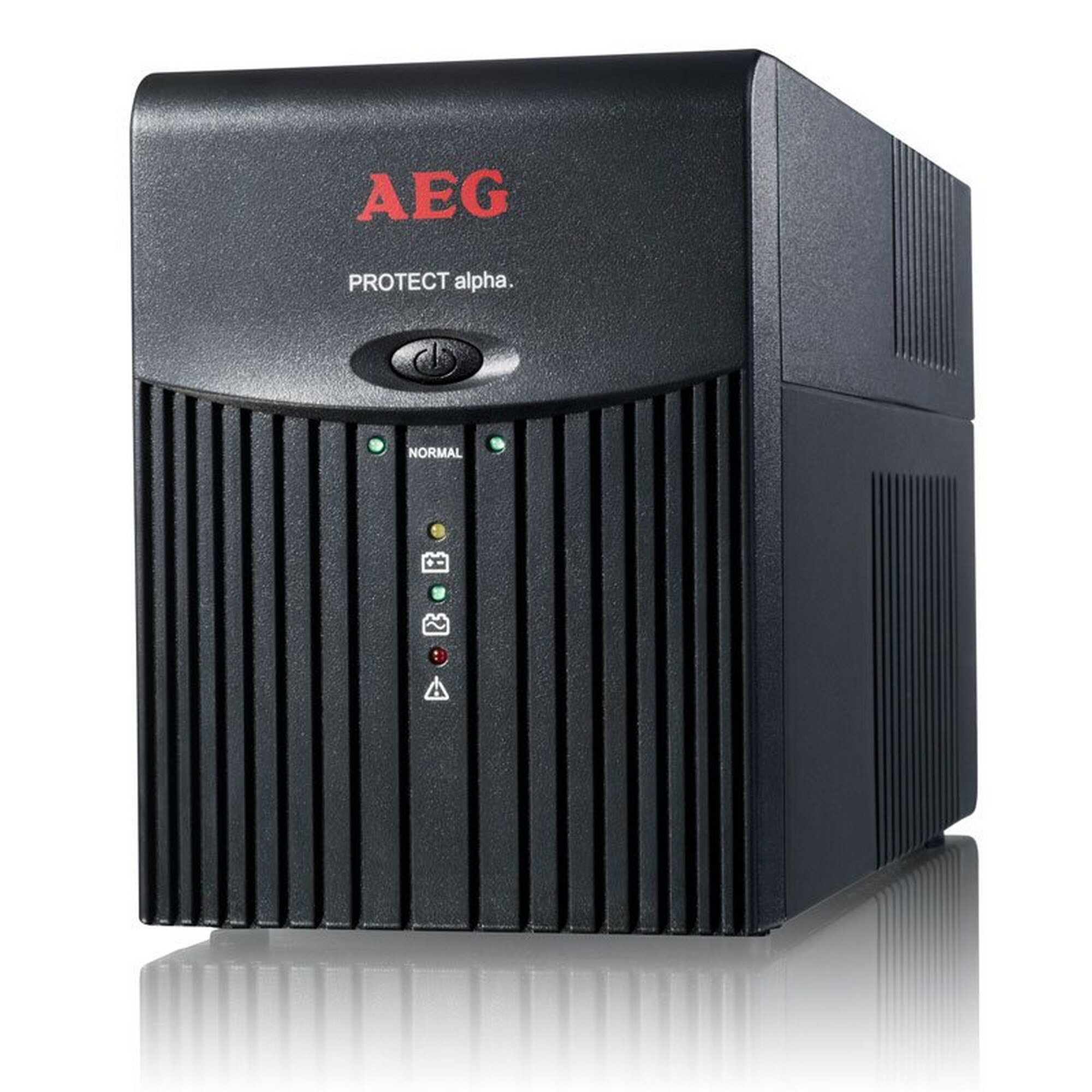 UPS AEG Protect ALPHA 600VA / 360W, Line-Interactiv, AVR-Reglaj automat al tensiunii, Repornire automata, Management, USB