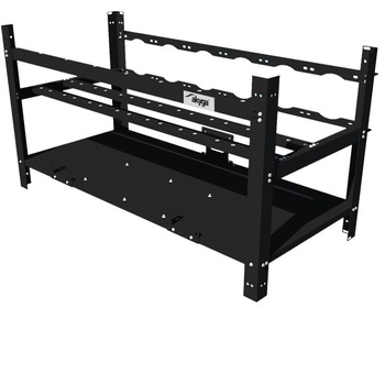 Carcasa Akyga Mining frame AKM081 8 GPU black w/o PSU Carcasa Akyga Mining frame AKM081 8 GPU black w/o PSU