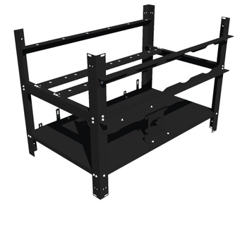 Carcasa Akyga Mining frame AKM061 6 GPU black w/o PSU Carcasa Akyga Mining frame AKM061 6 GPU black w/o PSU