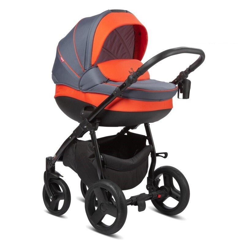 Carucior Buba Bella 3in1 713, Pewter-Orange
