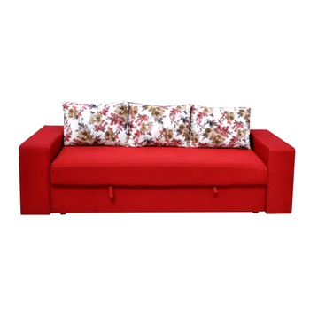 Canapea Blue Art Cora Red, 230 x 100 x 80 cm, Rosu Canapea Blue Art Cora Red, 230 x 100 x 80 cm, Rosu