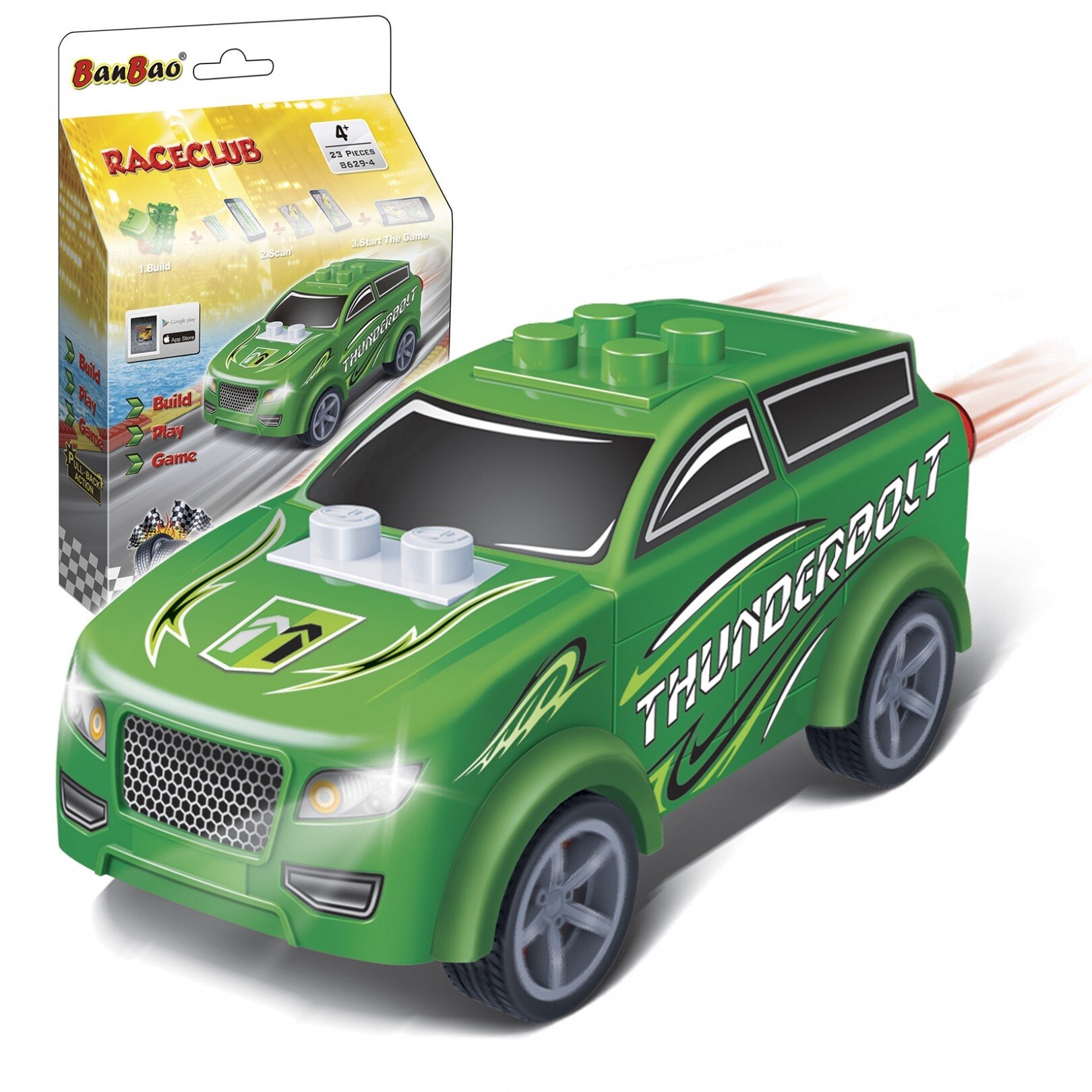 Set constructie Raceclub Spiker, BanBao