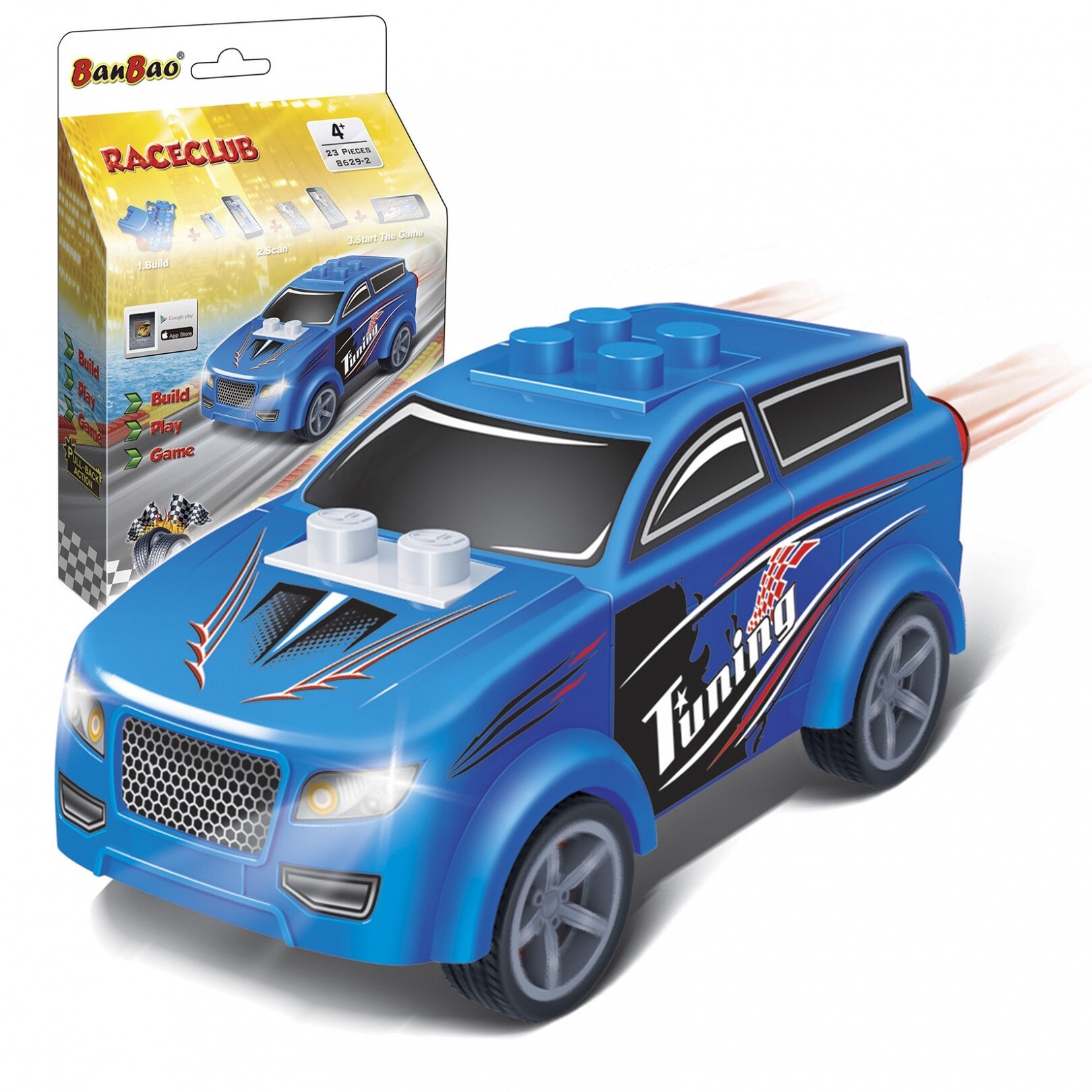 Set constructie Raceclub Saturn, BanBao