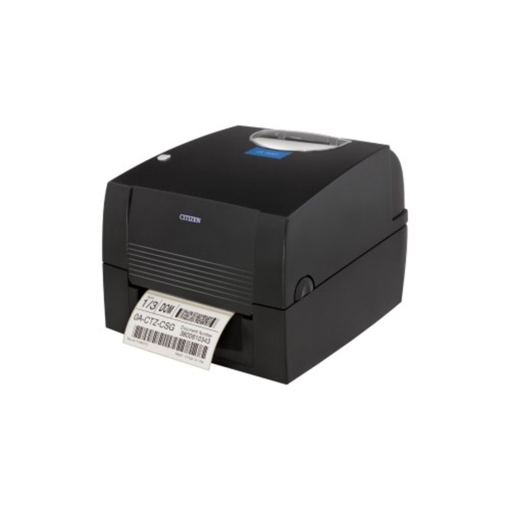 Mini Imprimanta Foto Portabila, Flippy, Incarcare USB, Bluetooth, Model Ursulet, 12 x 9 x 5 cm, Alb Albastru