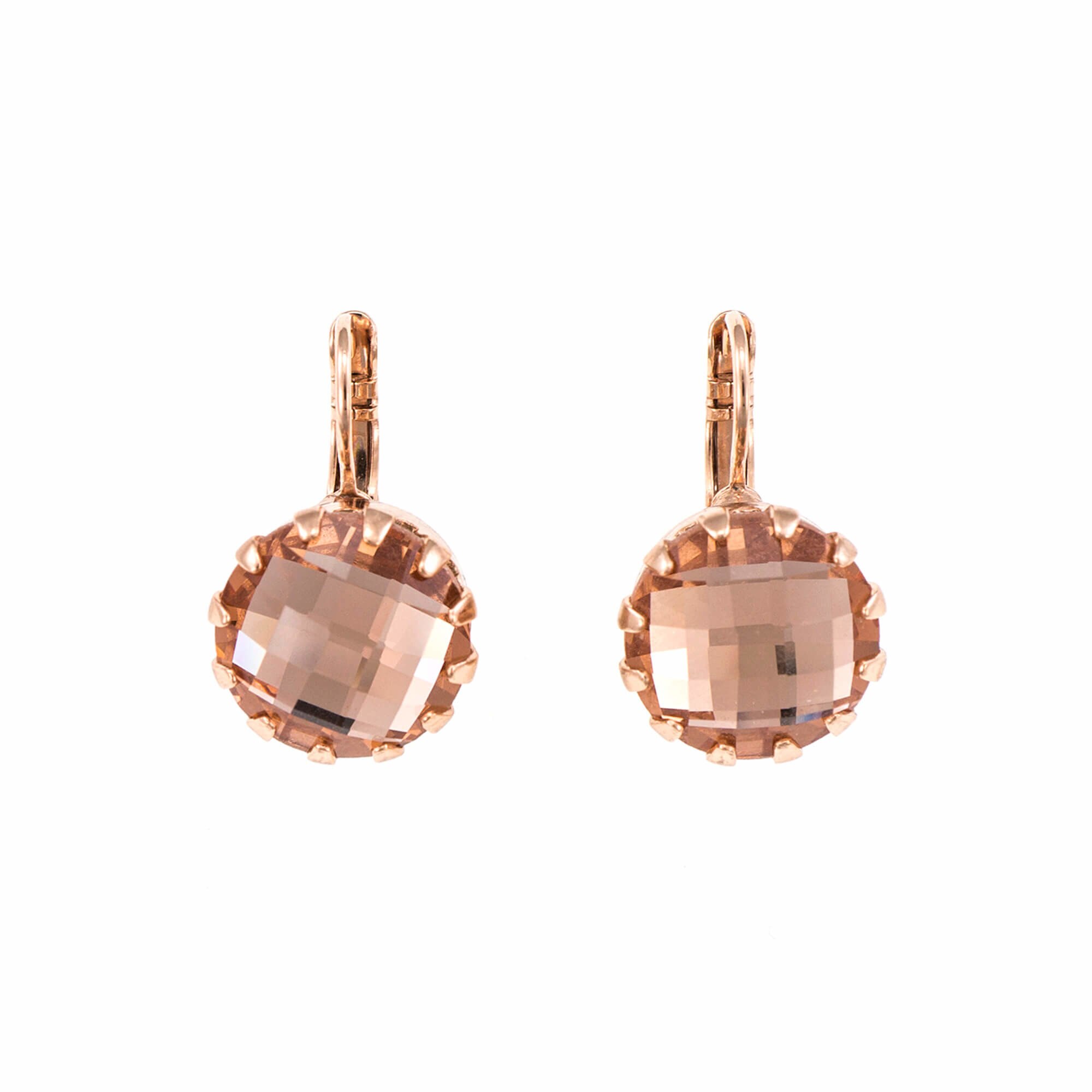 Roxannes - Mariana Jewellery, Cercei placati cu aur de 24K cu cristale Jackie
