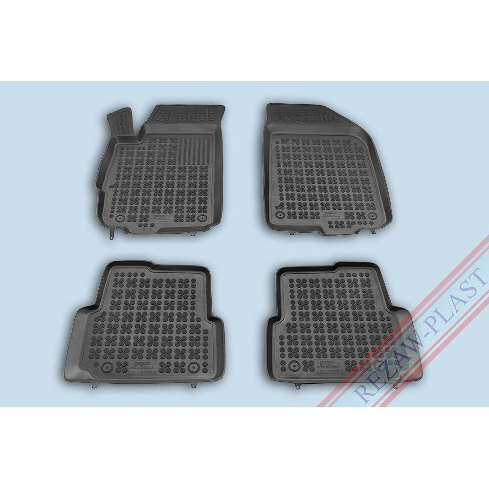 Covoare / Covorase cauciuc CHEVROLET Aveo 2012-prezent presuri stil tip tavita Rezaw