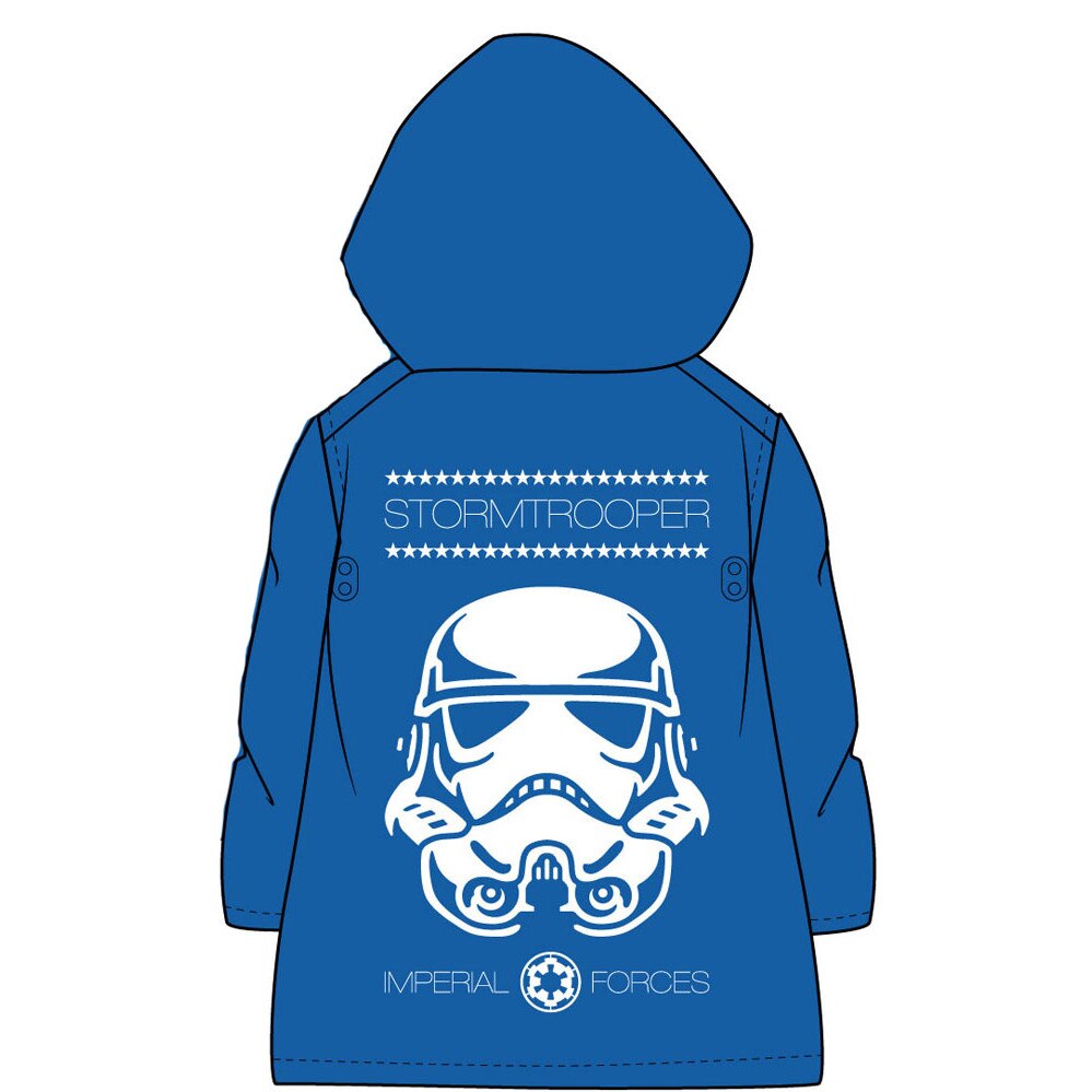 Pelerina ploaie, Star Wars, albastra-5-6 ani