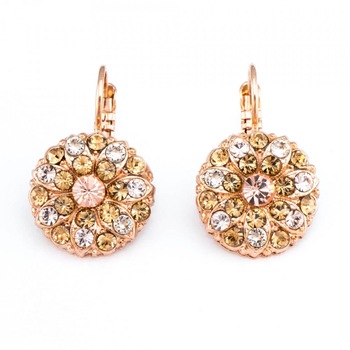 Cercei placati cu Aur roz de 24K, Cristale Swarovski, Guardian Angel by Roxannes - Mariana Jewellery, Bej 1029-39132RG6 Cercei placati cu Aur roz de 24K, Cristale Swarovski, Guardian Angel by Roxannes - Mariana Jewellery, Bej 1029-39132RG6