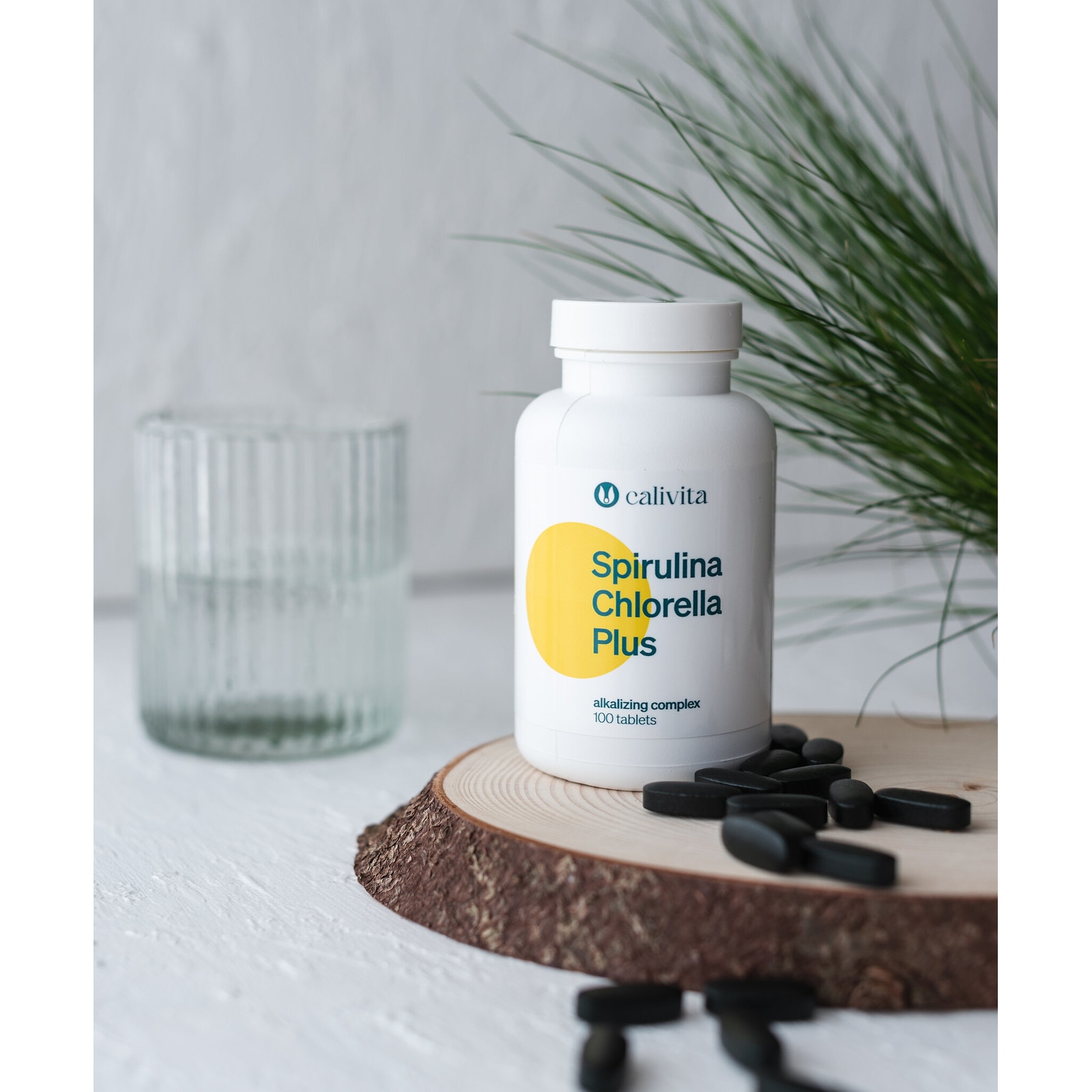 Spirulina Chlorella Plus 100tbl CaliVita eMAG.ro