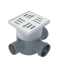 sifon pardoseala cu 2 intrari de 50 paralel si dreaptacu iesire laterala de 50cu inaltator 110x110 gratar inox imagen 38_0_
0