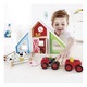 Jucarie educativa, Hambarul vesel, Hape, +3 ani, 16 piese, multicolor