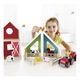 Jucarie educativa, Hambarul vesel, Hape, +3 ani, 16 piese, multicolor