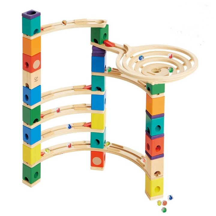 Jucarie educativa pentru copii, Accelerator Quadrilla, Hape, +4 ani, multicolor