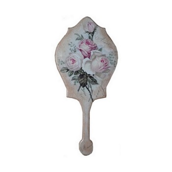 Oglinda decorata manual prin tehnica decoupage, Trandafiri, Serena Design Oglinda decorata manual prin tehnica decoupage, Trandafiri, Serena Design