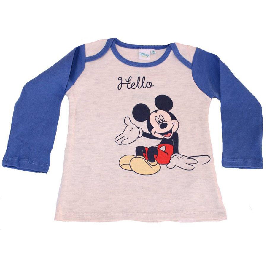 Bluza bebe, Hello Mickey, Gri