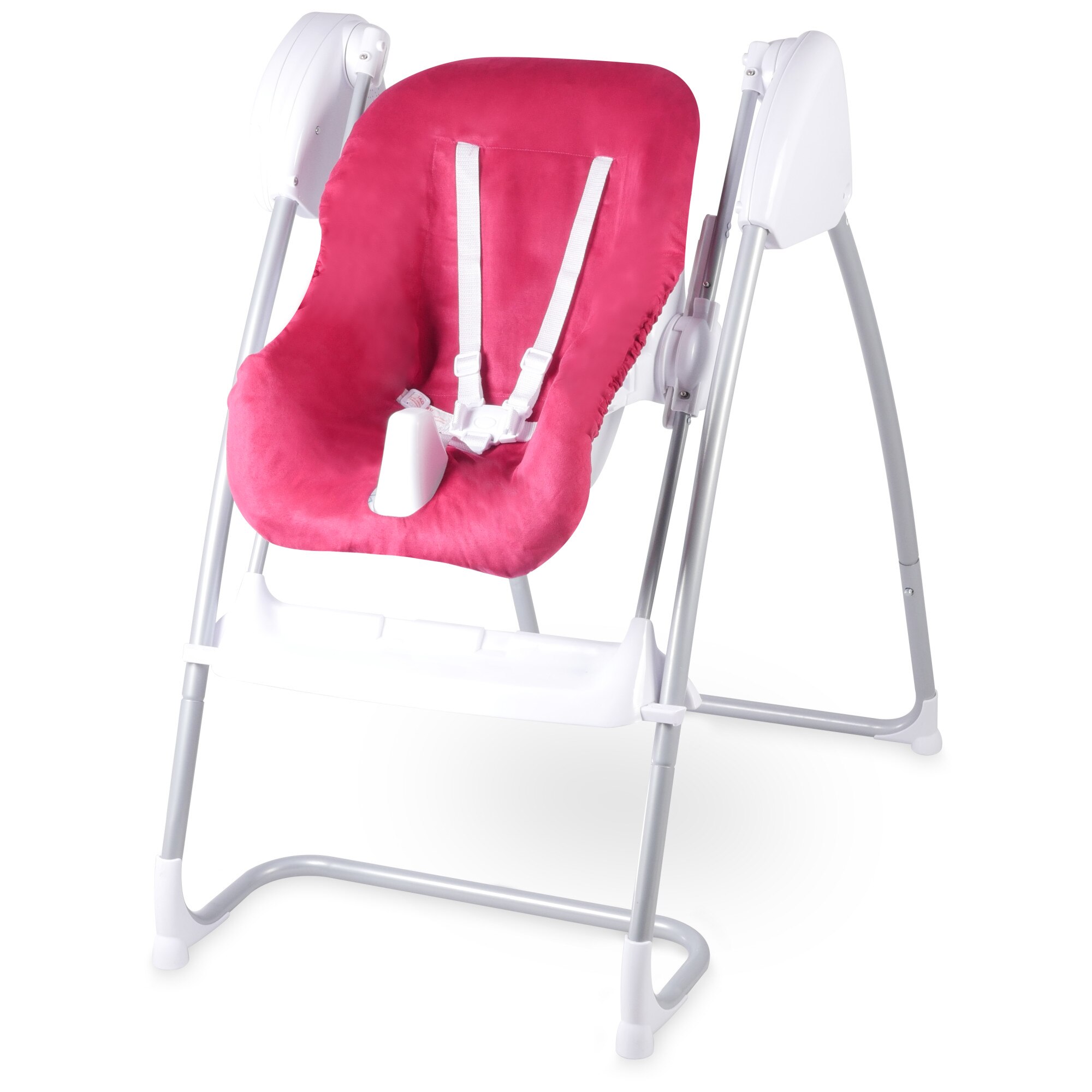 Scaun de masa copii cu leganare - Lionelo Milan Plus Pink