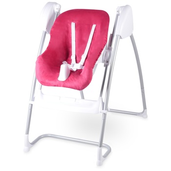 Scaun de masa copii cu leganare - Lionelo Milan Plus Pink Scaun de masa copii cu leganare - Lionelo Milan Plus Pink