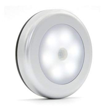 Lampa 6 LED, senzor miscare, senzor lumina, functionare pe baterii Lampa 6 LED, senzor miscare, senzor lumina, functionare pe baterii