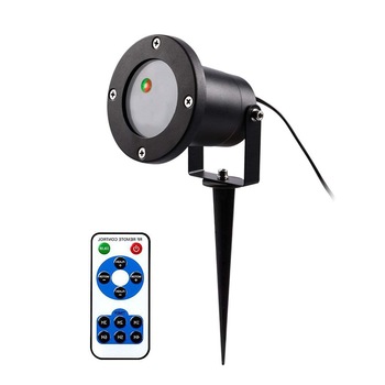 Proiector laser pentru exterior, metalic cu jocuri de lumini si telecomanda Proiector laser pentru exterior, metalic cu jocuri de lumini si telecomanda