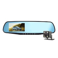 oglinda auto retrovizoare reflection vision cu camera duala fata - spate ecran 43inch full hd 1080p mod parcare g senzor detectare miscare unghi larg filmare imagen 23_0_
0