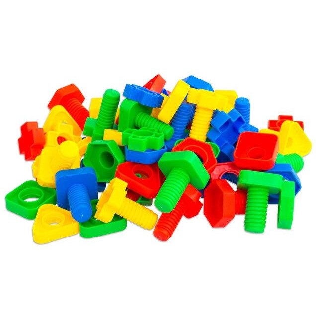 Joc Surub si Piulita set de 64 bucati