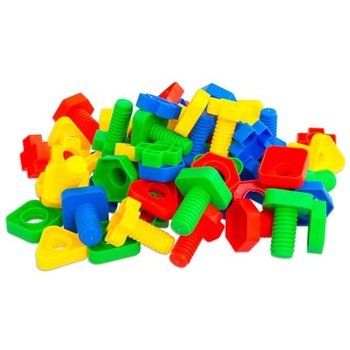 Joc Surub si Piulita set de 64 bucati Joc Surub si Piulita set de 64 bucati