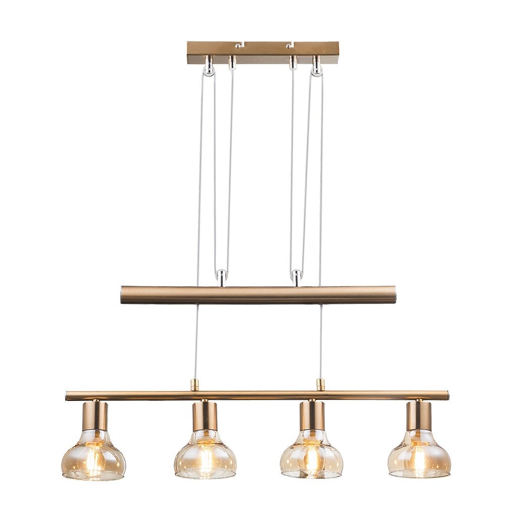 Lustra Holly, 4 x 60w x E14, finisaj auriu antique, RB5551