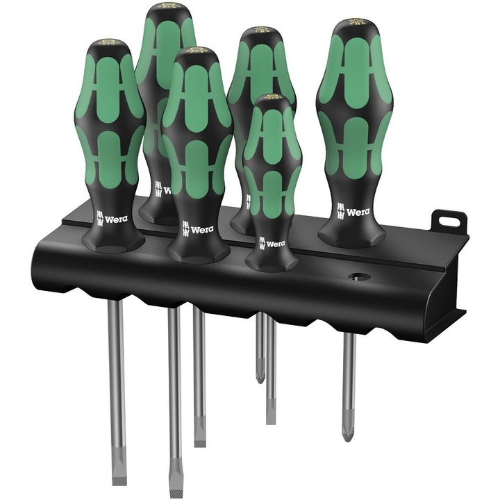 Комплект отвертки Wera, Kraftform Plus, 6 части