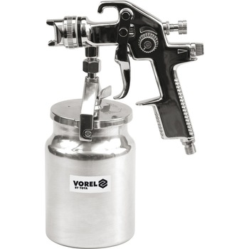 Pistol de Vopsit VOREL, rezervor metalic, 1l Pistol de Vopsit VOREL, rezervor metalic, 1l