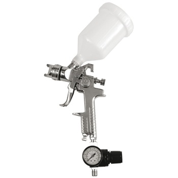 Pistol de Vopsit VOREL, rezervor plastic, 0.6l Pistol de Vopsit VOREL, rezervor plastic, 0.6l