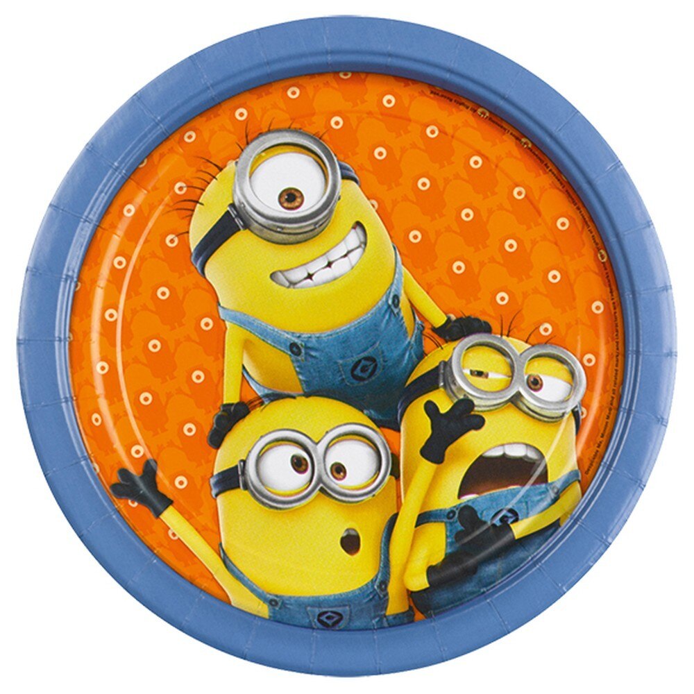Set 8 Farfurii Minion, 23 cm