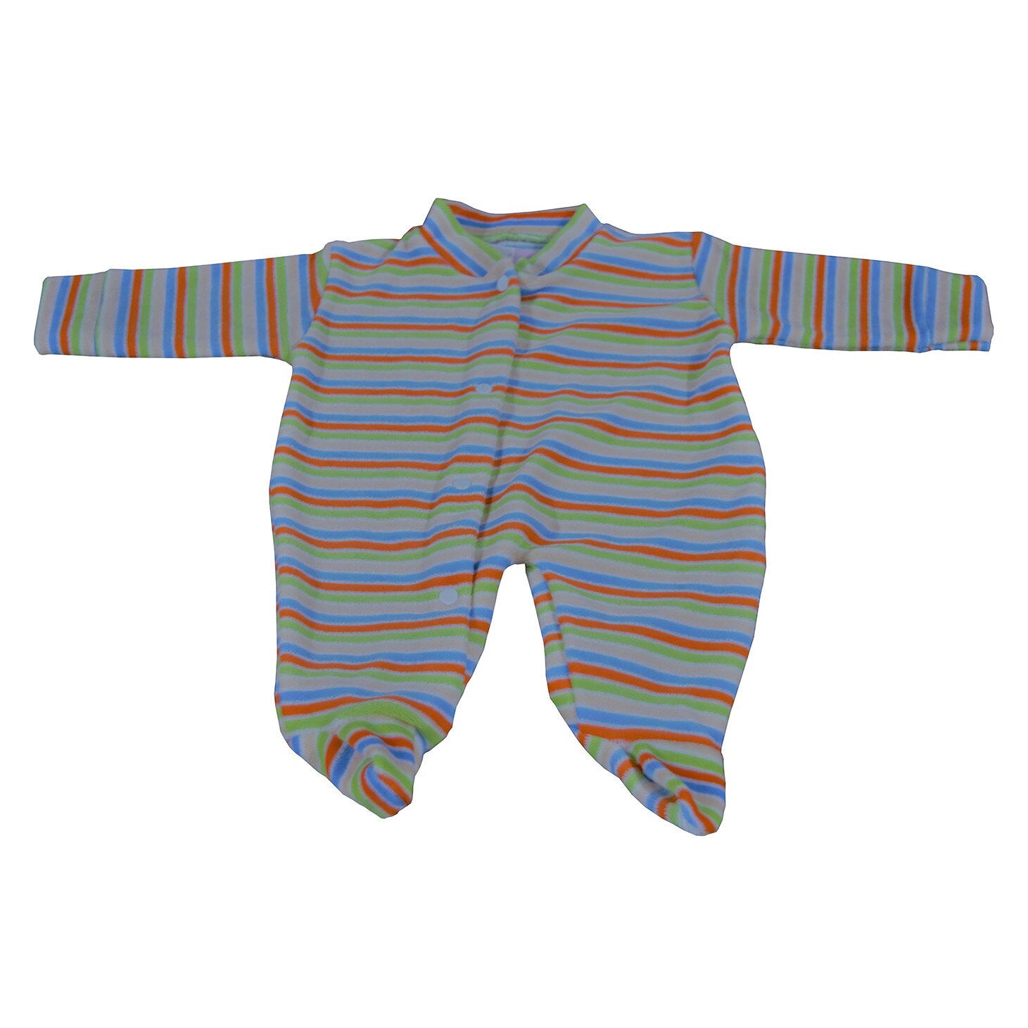 Salopeta din catifea cu maneca lunga , marime 22, multicolor - SAL22-1