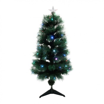 Brad de Craciun Verde Artificial cu fibra optica si stativ , Inaltime 150cm , lumina multicolora , jocuri de lumini , 123 leduri RGB , usor de instalat si folosit pentru o ambienta de neuitat , Steluta pentru varf Cadou Brad de Craciun Verde Artificial cu fibra optica si stativ , Inaltime 150cm , lumina multicolora , jocuri de lumini , 123 leduri RGB , usor de instalat si folosit pentru o ambienta de neuitat , Steluta pentru varf Cadou