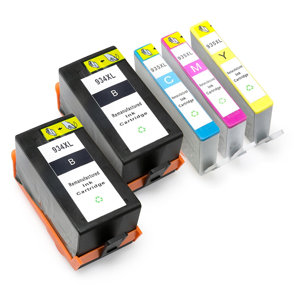 Set 5 Cartuse H934XL/935XL BK/C/M/Y Compatibile cu HP Officejet 6800/Officejet 6812/Officejet 6815/Officejet6820/Officejet 6822/Officejet 6825/Officejet 6200/Officejet 6230/Officejet 6235/6239/6830/6835