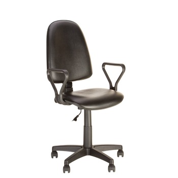 Scaun de birou PRESTIGE II GTP, Negru, piele ecologica Scaun de birou PRESTIGE II GTP, Negru, piele ecologica
