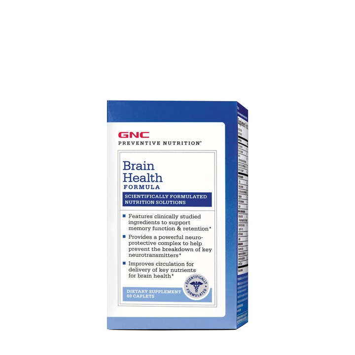 Supliment nutritiv, GNC Preventive Nutrition Brain Health Formula 60 Tablete