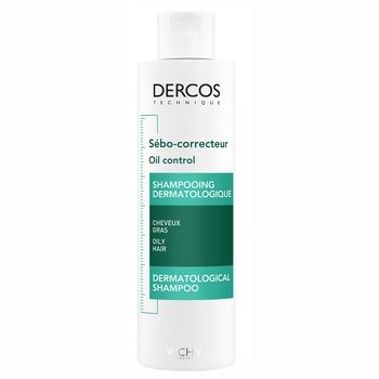 Sampon Vichy Dercos Oil Control pentru par gras, 200 ml Sampon Vichy Dercos Oil Control pentru par gras, 200 ml