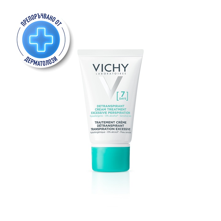 Дезoдорант крем Vichy лечение против изпотяване, 7 дни, 30 мл