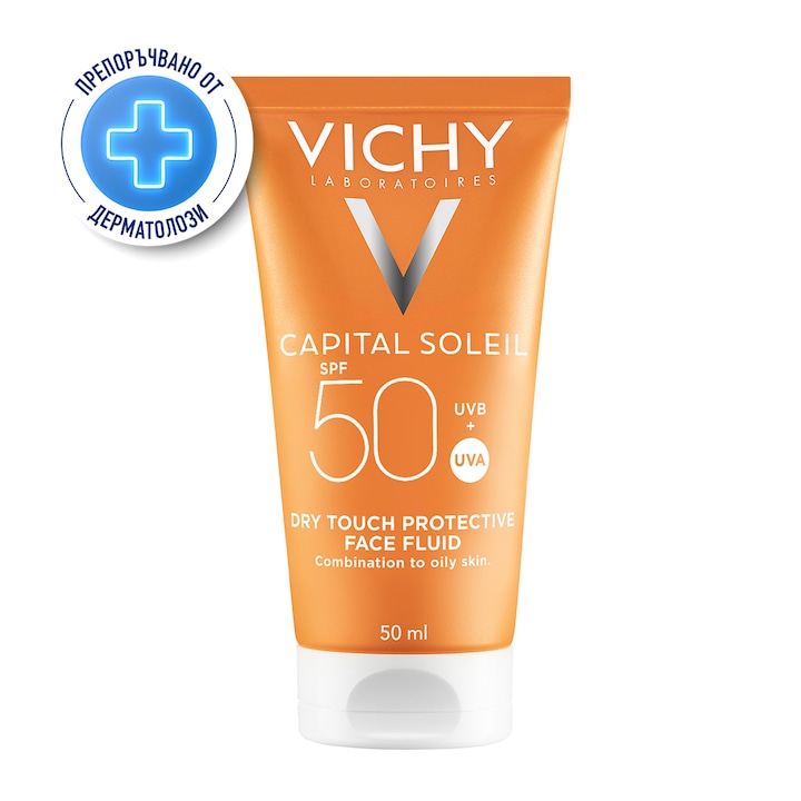 Матираща емулсия Vichy Ideal Soleil Dry Touch SPF 50, 50 мл