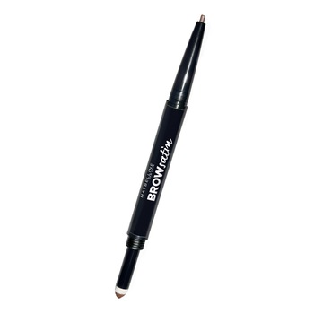 Creion pentru sprancene automatic Maybelline New York Brow Satin Duo 02 Medium Brow, 2 g Creion pentru sprancene automatic Maybelline New York Brow Satin Duo 02 Medium Brow, 2 g