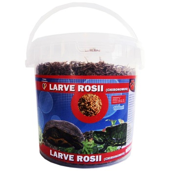 Hrana pentru pesti EXO Chironomus (Larve Rosii) 1000ml Hrana pentru pesti EXO Chironomus (Larve Rosii) 1000ml